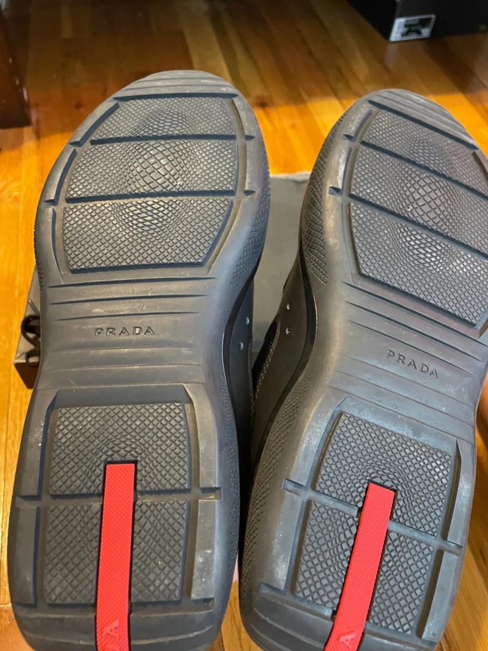 Prada America Cup Black Men's Sneakers - Picture 3 of 8